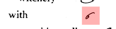 Shorthand match: with